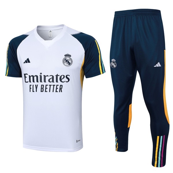 Thailande Maillot Real Madrid Ensemble Complet 2024 Blanc